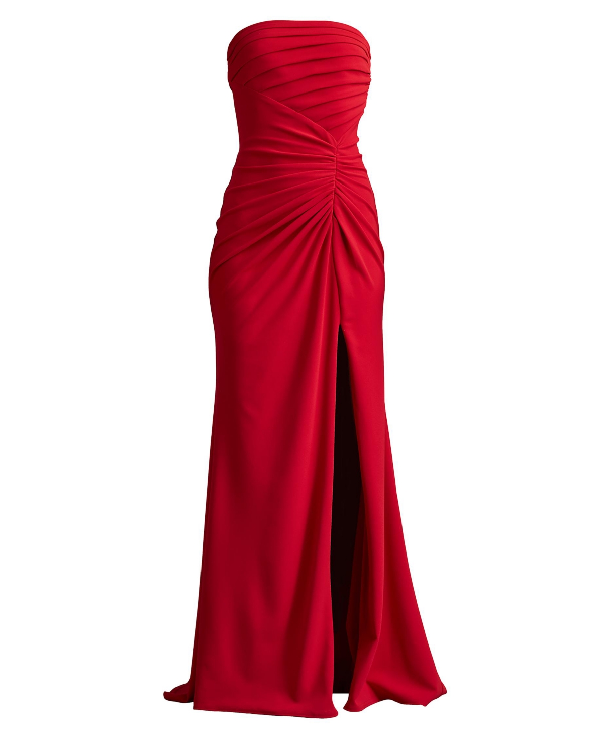 Tadashi Shoji Women's Dorsett Pleated Crepe Gown