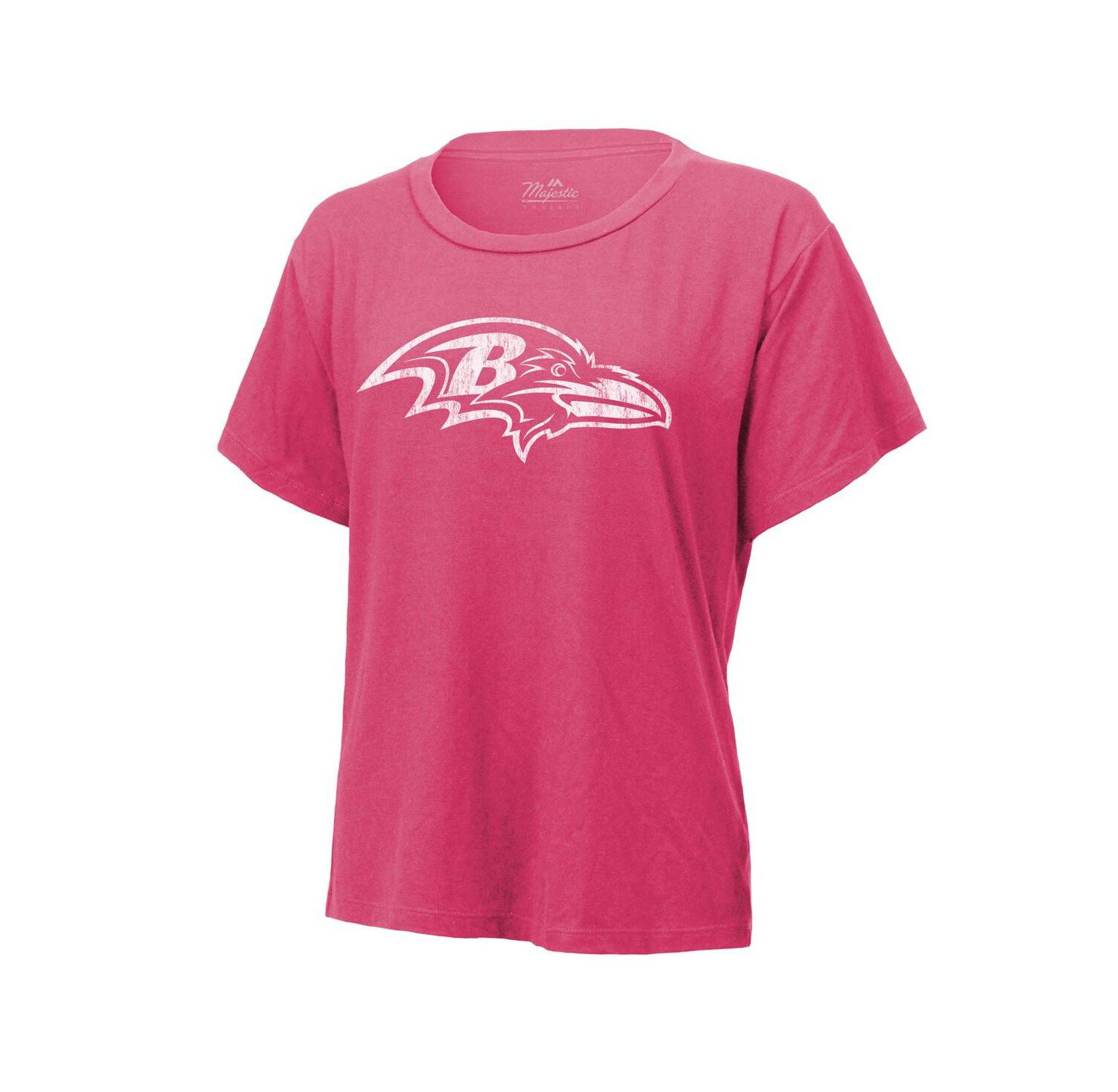 Women's Derrick Henry Pink Baltimore Ravens Name & Number T-Shirt