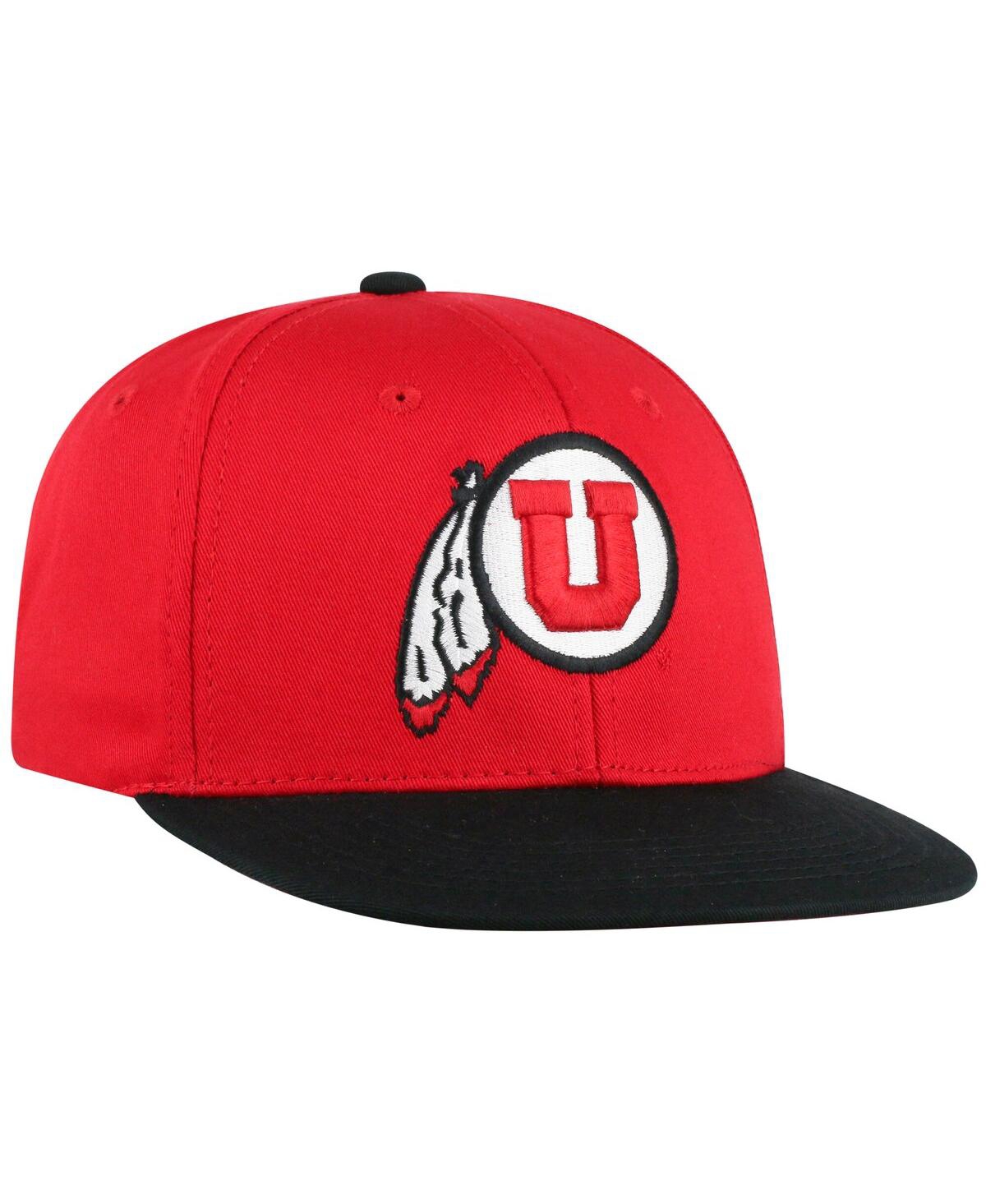 Top Of The World Big Boys And Girls Red Utah Utes Victory Maverick Snapback Hat In Red
