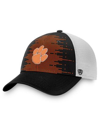 Top of the World - Big Boys and Girls Orange Clemson Tigers Crushed Mesh Back Adjustable Hat