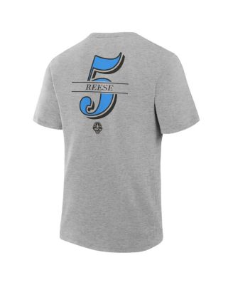 Men's Angel Reese Gray Chicago Sky In The Paint Name Number T-Shirt