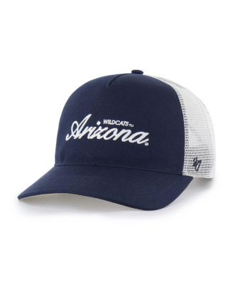 Men's and Women's Navy Arizona Wildcats Contemporary Basics Foundation Trucker Hitch Adjustable Hat