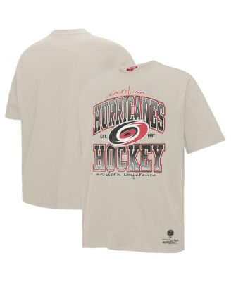 Mitchell & Ness - Women's Cream Carolina Hurricanes Dump Chase Boyfriend T-Shirt