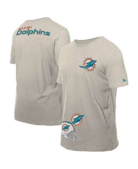 Мужская футболка New Era Light Beige Miami Dolphins Multi Patch