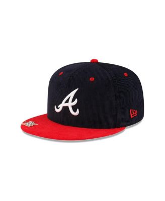 New Era - Men's Navy Atlanta Braves Two-Tone Corduroy ASG Clip 59FIFTY Fitted Hat