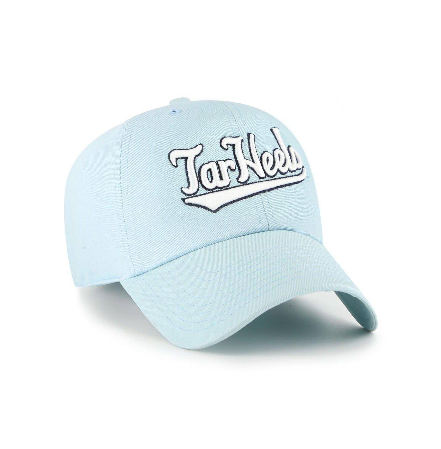 Мужские головные уборы '47 Brand Light Blue North Carolina Tar Heels Clean Up Adjustable Hat — фото 3