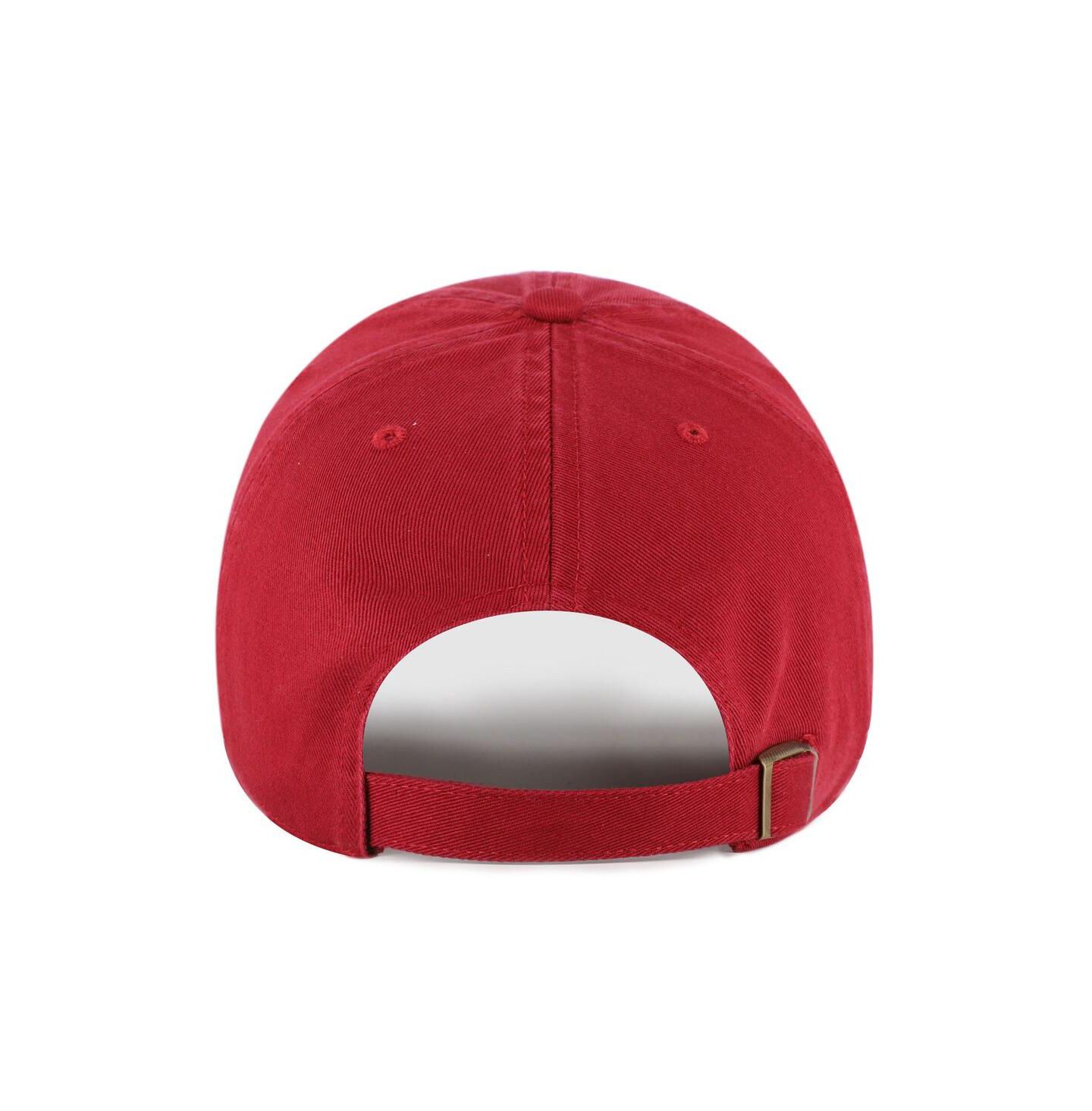 Мужская кепка '47 Brand Red Louisville Cardinals Clean Up Adjustable Hat — фото 2