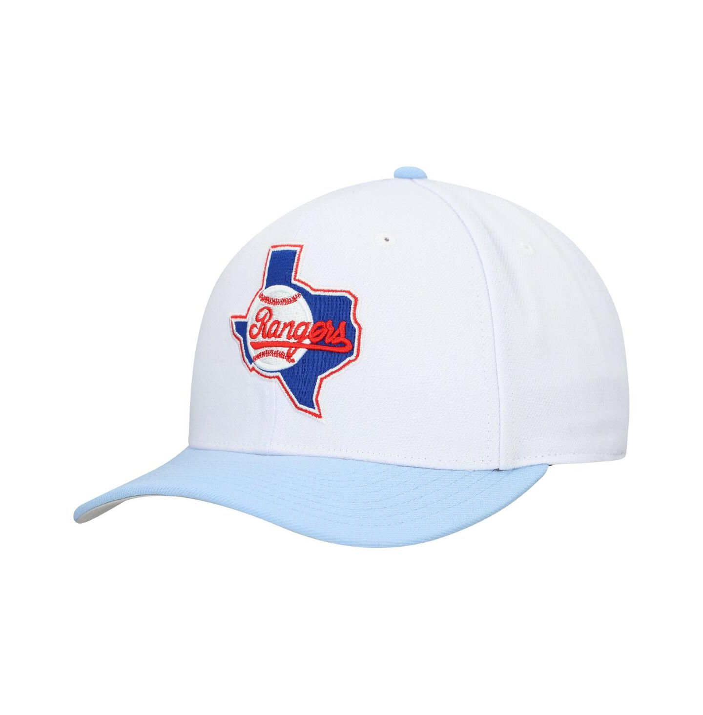 Кепка Mitchell & Ness Gray Texas Rangers Basic Coop Pro Adjustable Hat — фото 1
