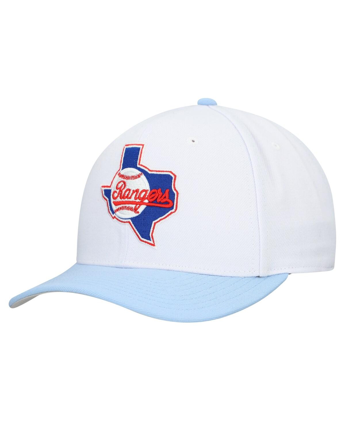 Mitchell & Ness Men's And Women'sâ Gray Texas Rangers Basic Coop Pro Adjustable Hat In Gray