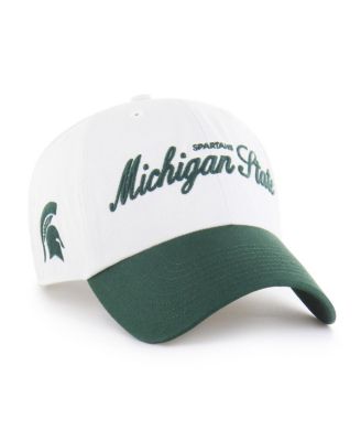 '47 Brand - Men's White Michigan State Spartans Contemporary Basics Foundation clean up Adjustable Hat