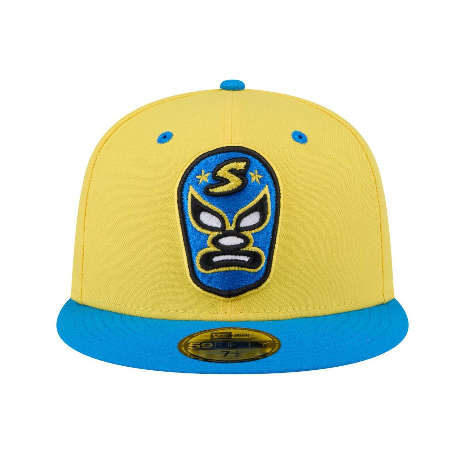 Men's Yellow/Blue Sacramento River Cats Copa de la Diversion 59FIFTY Fitted Hat
