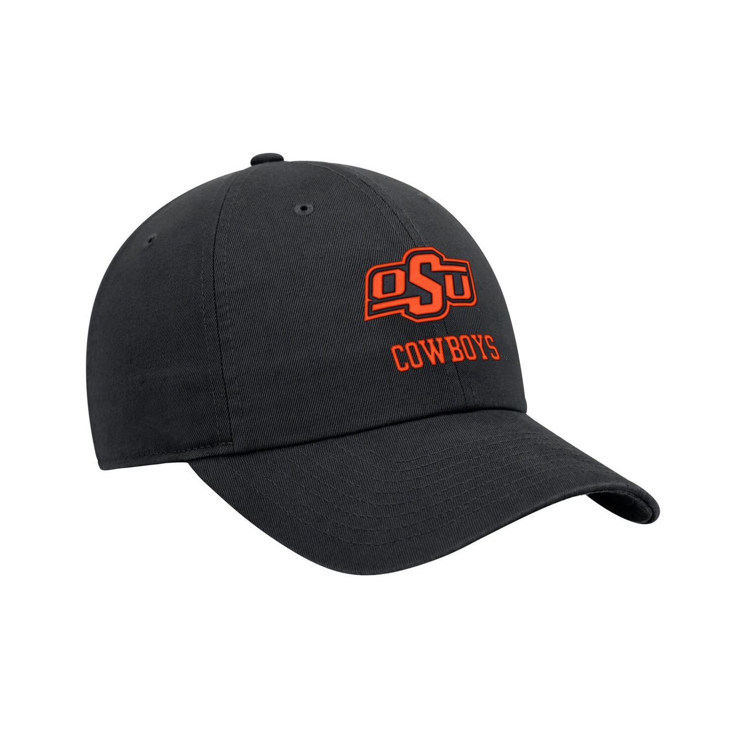 Men's Black Oklahoma State Cowboys 2025 On-Field Club Adjustable Hat