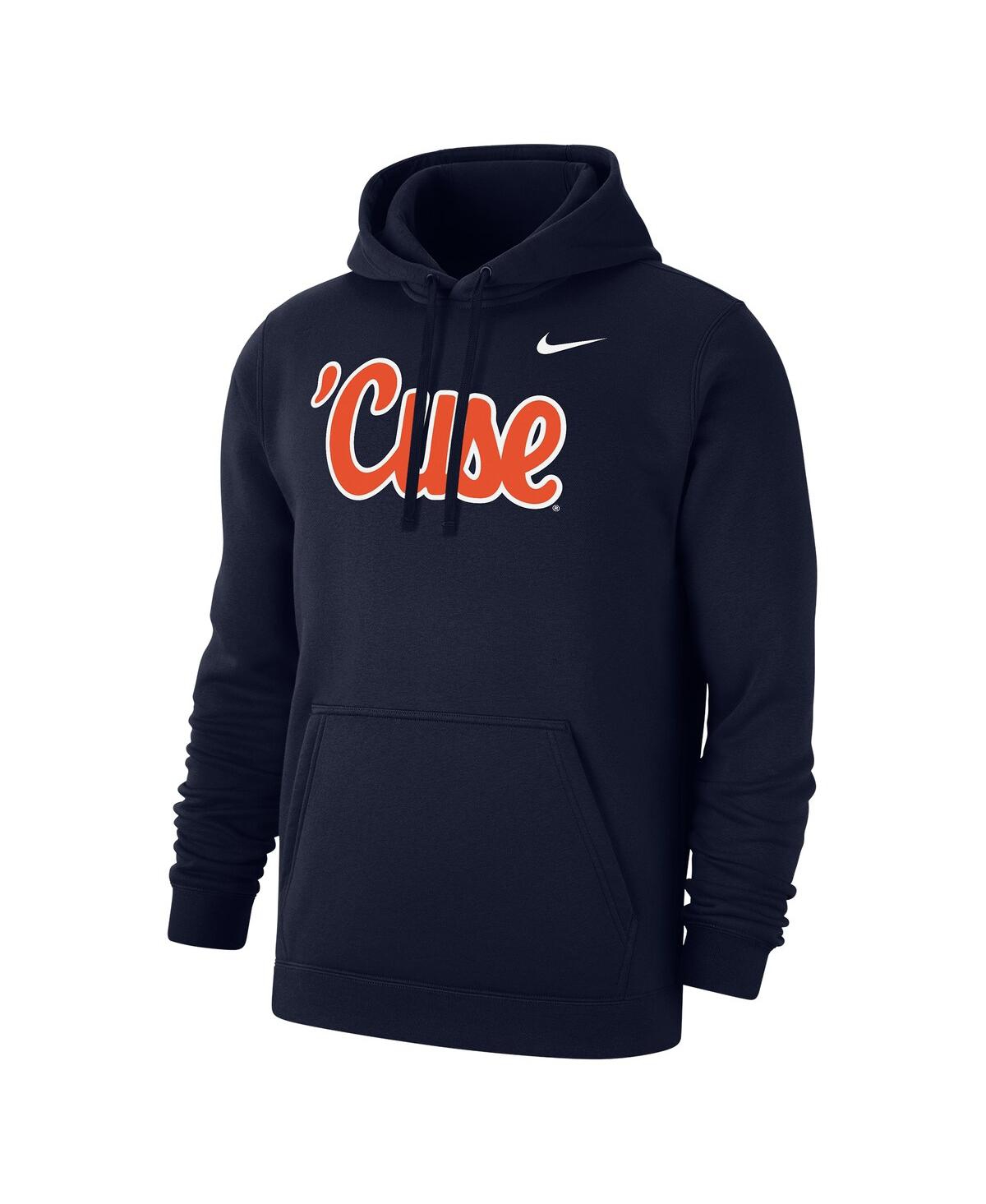 Nike Men's Navy Syracuse Orange Script Club Pullover Hoodie