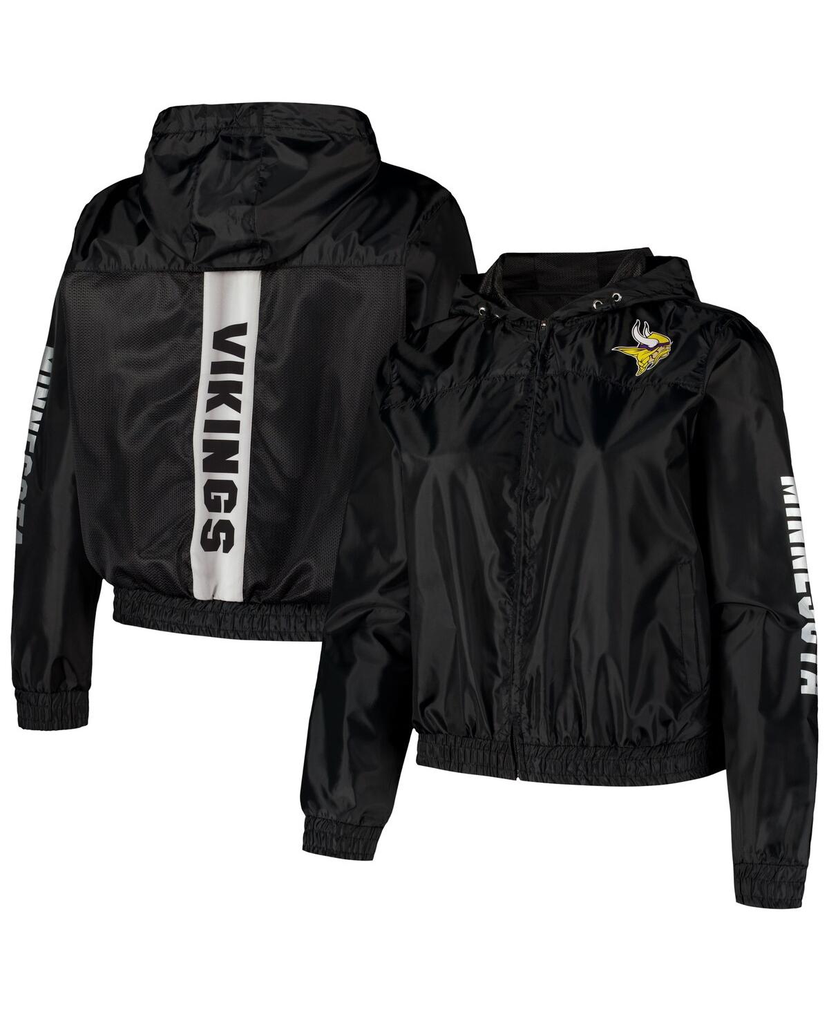 Fanatics Women's Black Minnesota Vikings Full-zip Jacket In Black