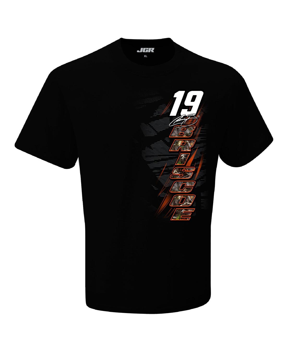 Joe Gibbs Racing Team Collection Men's Black Chase Briscoe Bass Pro Shops Camo T-shirt In Black