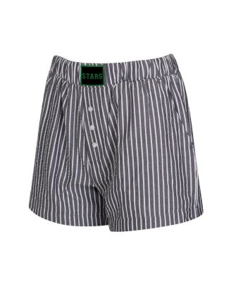 Women's 2-Pack Charcoal Dallas Stars Boxer Shorts Set