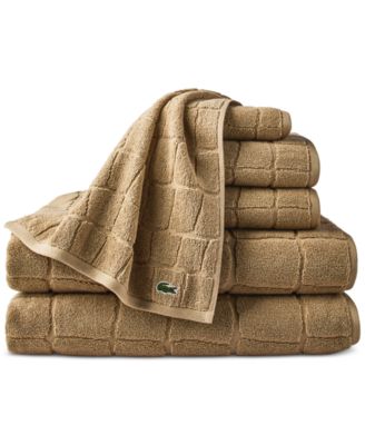 Heritage Croc Scale Cotton Hand Towel, 16" x 30"