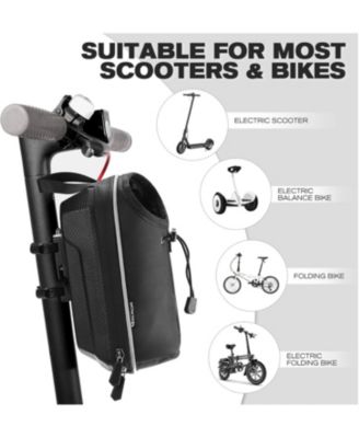 Electric Scooter Bag, 2L Waterproof Storage for Phone, Bottle, Charger Tools