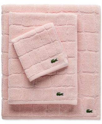 Heritage Croc Scale Cotton Washcloth, 13" x 13"