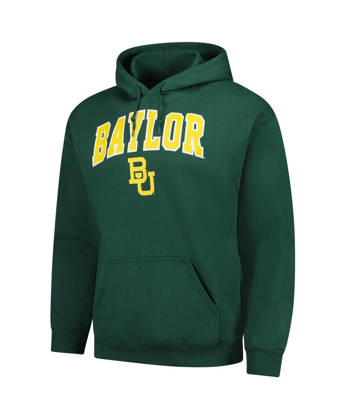 Fanatics Unlabeled Men's Green Baylor Bears Fleece Pullover Hoodie In Green