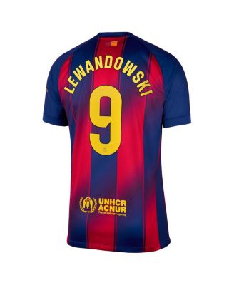 Men's Robert Lewandowski Navy Barcelona 2025/26 Home Replica Jersey