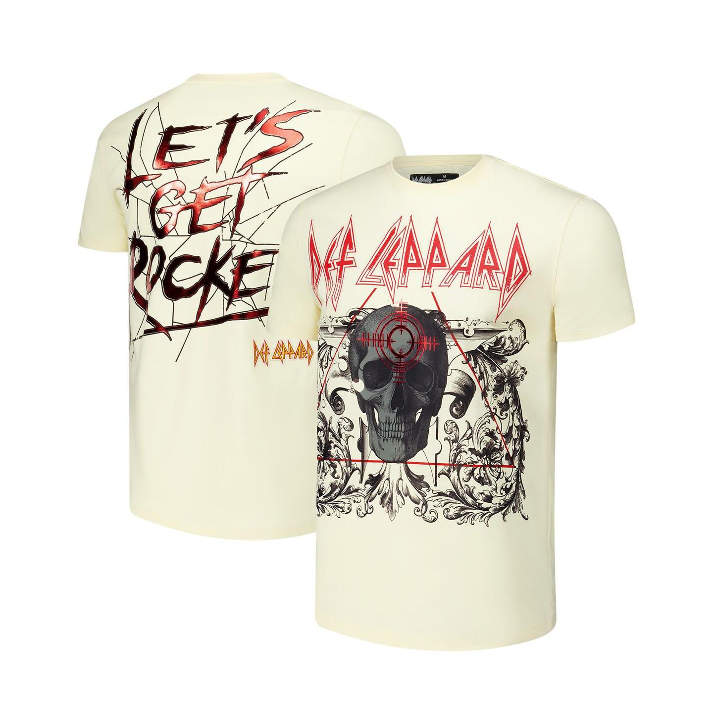 Мужская футболка Freeze Max Cream Def Leppard Let's Get Rocked — фото 1
