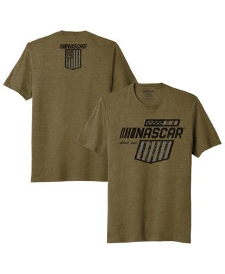 NASCAR - Men's Heather Green Flag T-Shirt