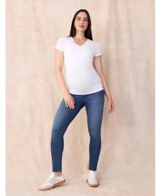 Women's Secret Fit Over the Belly Ankle Length Skinny Jeans - Motherhood Maternity