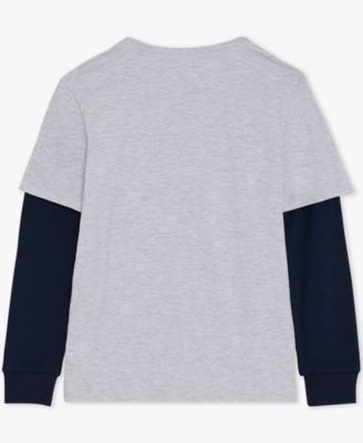 Big Boys Layered-Look Graphic T-Shirt 