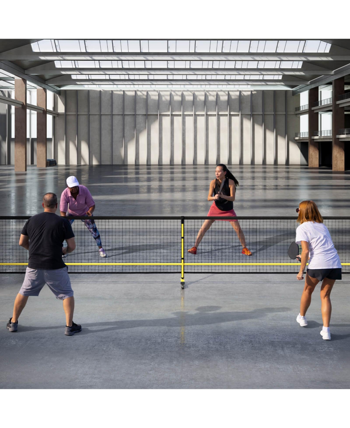 Costway Portable Pickleball Net 22 Ft Regulation Size Pickle Ball Net System for Outdoor