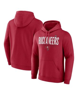 Fanatics - Men's Red Tampa Bay Buccaneers Pylon Outline Pullover Hoodie