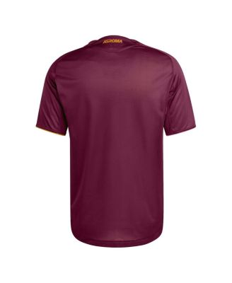 Men's Red AS Roma 2025/26 Home Authentic Jersey