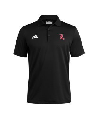 Men's Black Louisville Cardinals Ultimate 365 Ottoman Polo Shirt