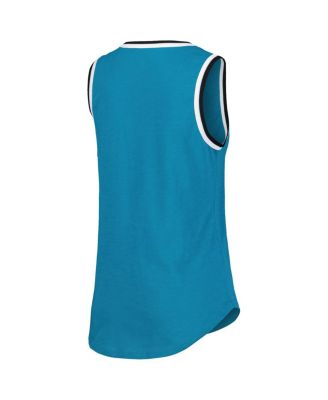 Women's Teal San Jose Sharks Strategy Tank Top