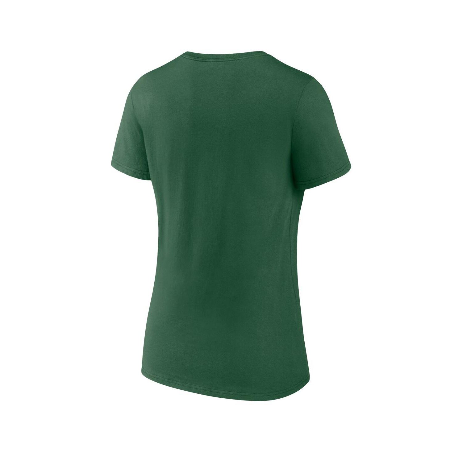 Women's Green New York Jets Team Lock-Up V-Neck T-Shirt