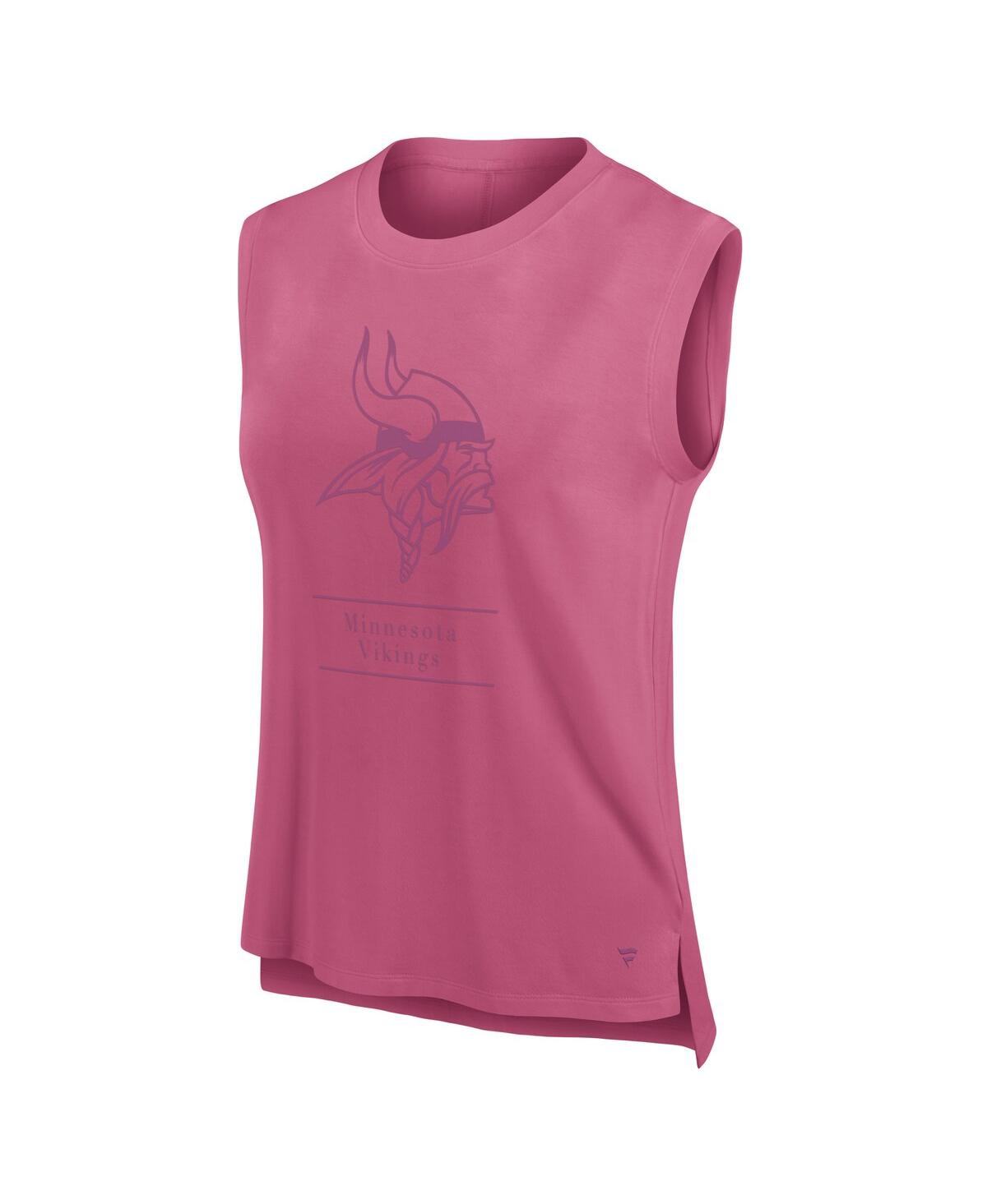Fanatics Women's Pink Kansas City Chiefs Studio Embrace Tank Top In Pink