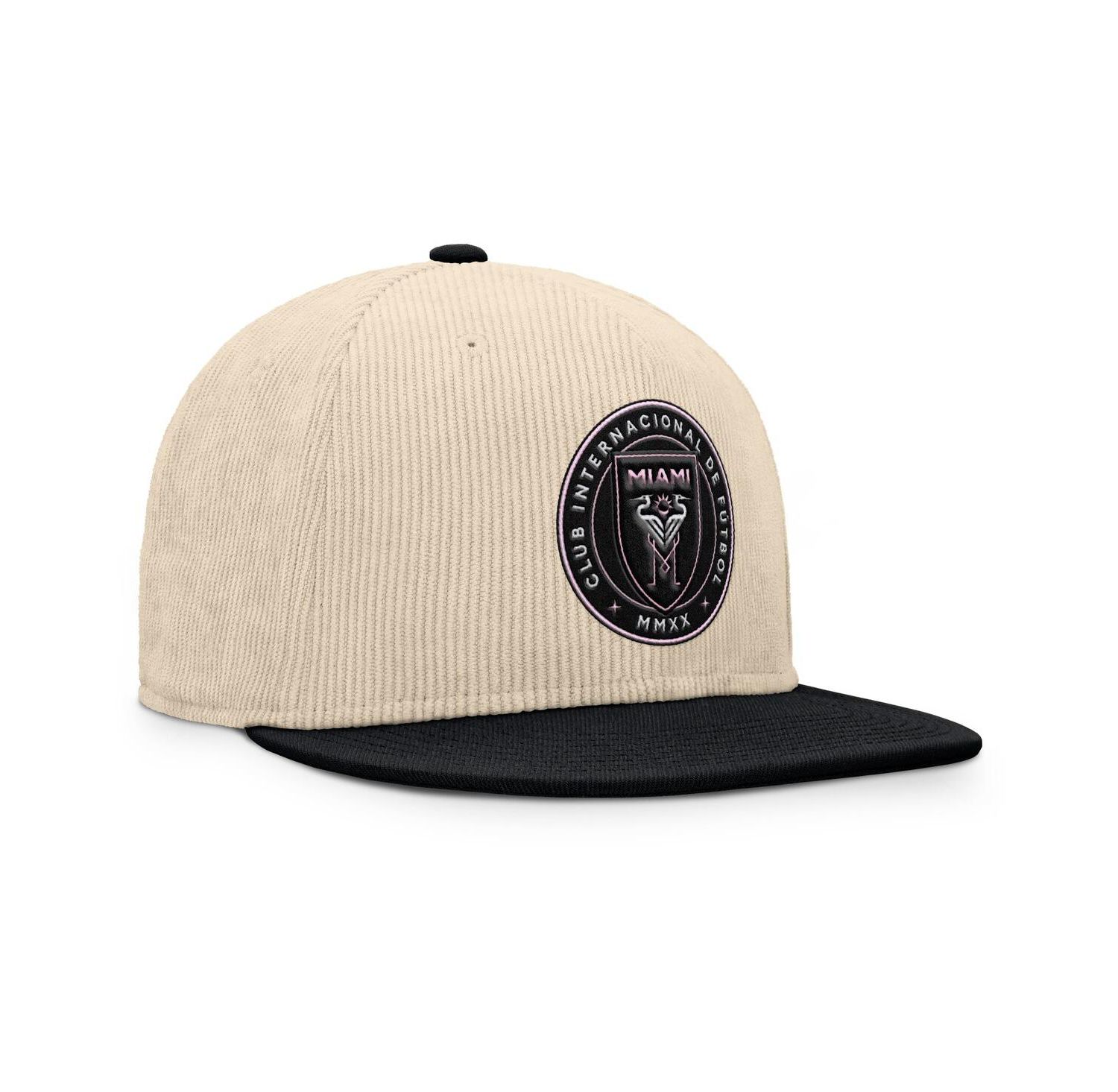 Men's Cream Inter Miami CF Tempo Corduroy Snapback Hat