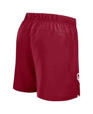 Men's Crimson Oklahoma Sooners Primetime Woven Victory Performance Shorts