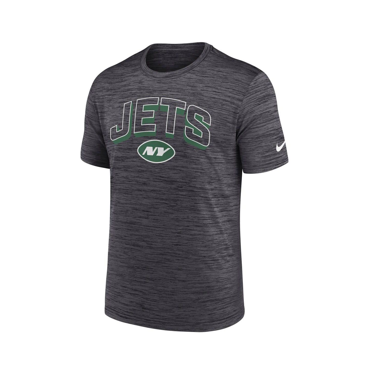 Мужская футболка Nike Charcoal New York Jets Velocity Performance — фото 2
