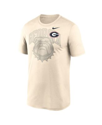 Men's Natural Georgia Bulldogs Campus Shadow Legend Performance T-Shirt