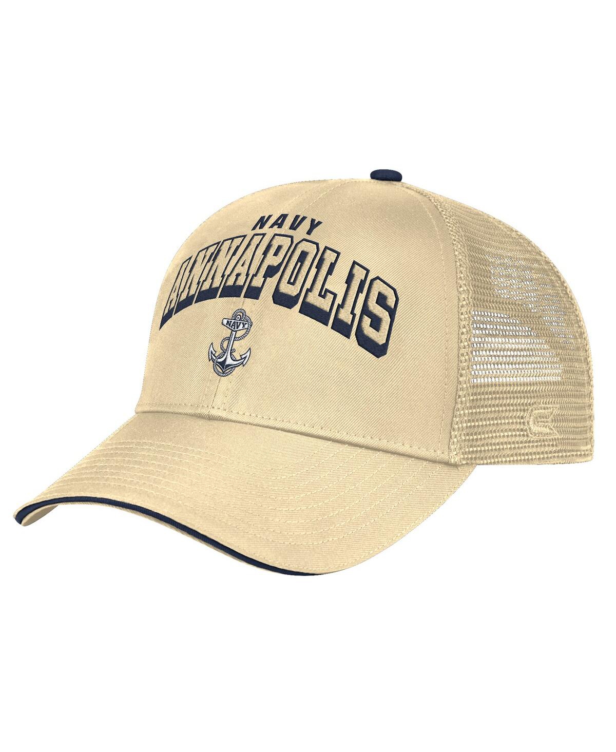 Men's Gold Navy Midshipmen Wyatt Adjustable Hat - Gold