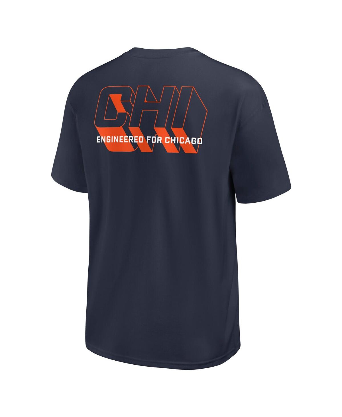 Nike Navy Chicago Bears Dominate The Game Essential Max90 T-shirt In Blue