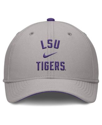 Men's Gray LSU Tigers Rise Prep Performance Flex Hat