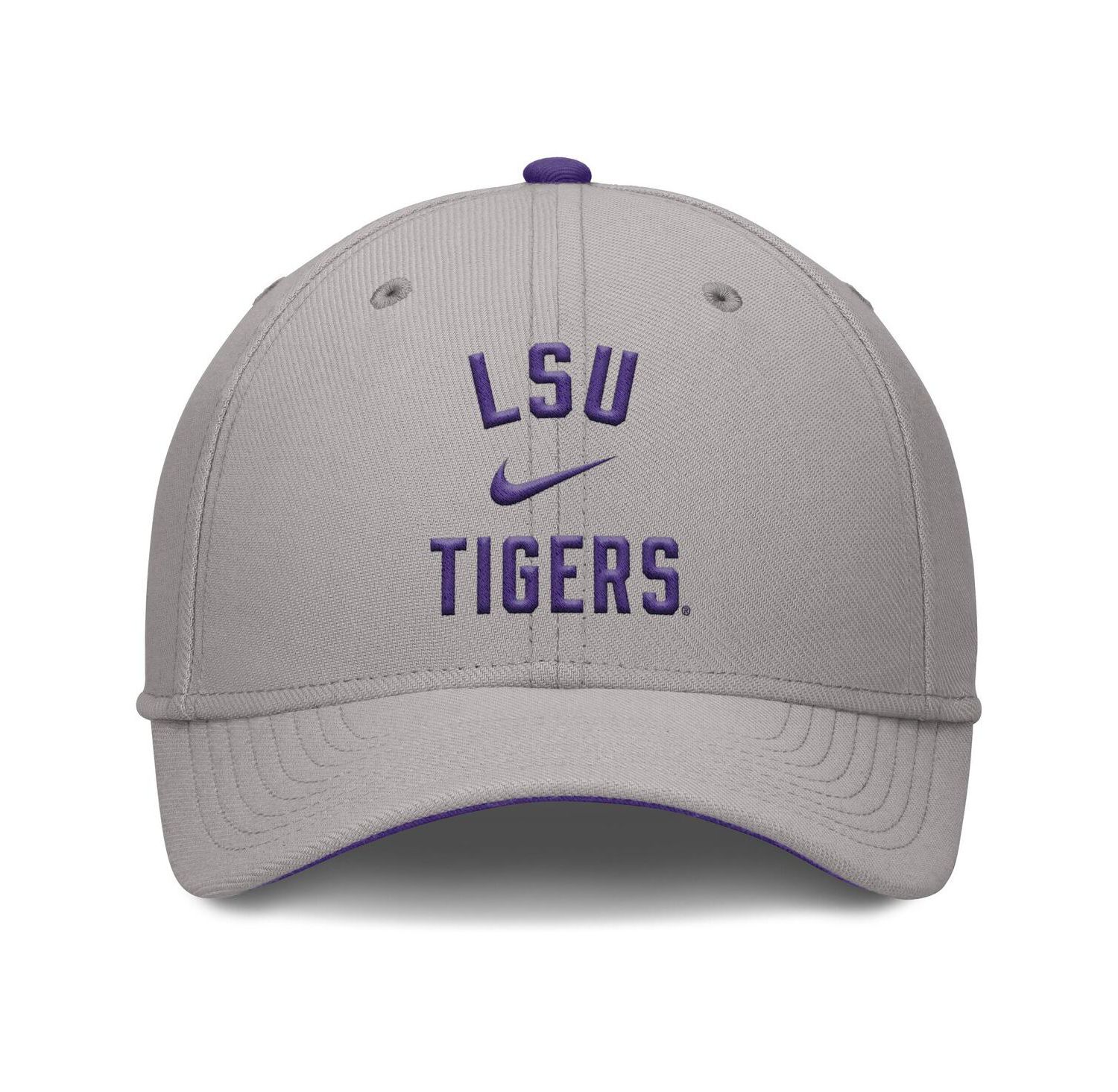 Men's Gray LSU Tigers Rise Prep Performance Flex Hat