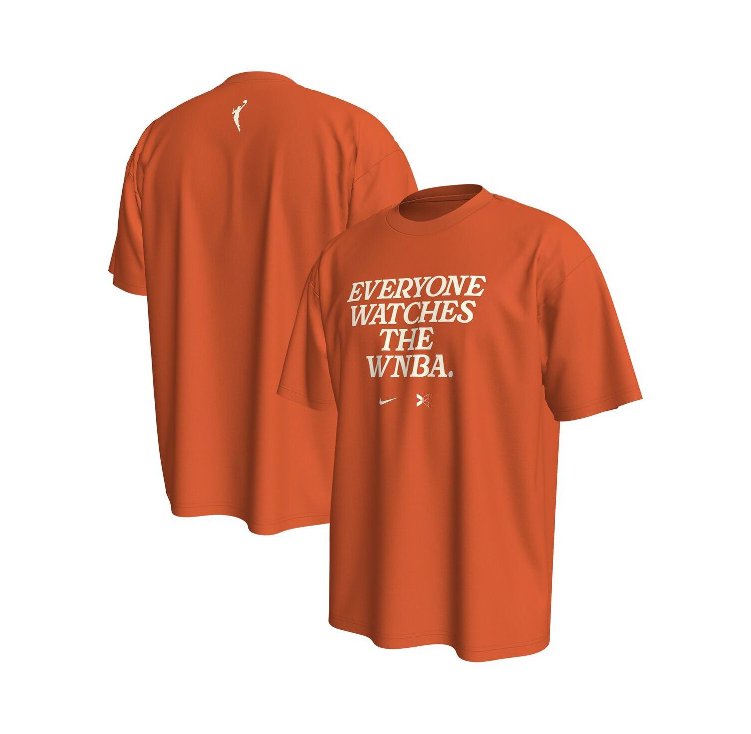 x TOGETHXR Men's and Women's Everyone Watches The WNBA Orange T-Shirt