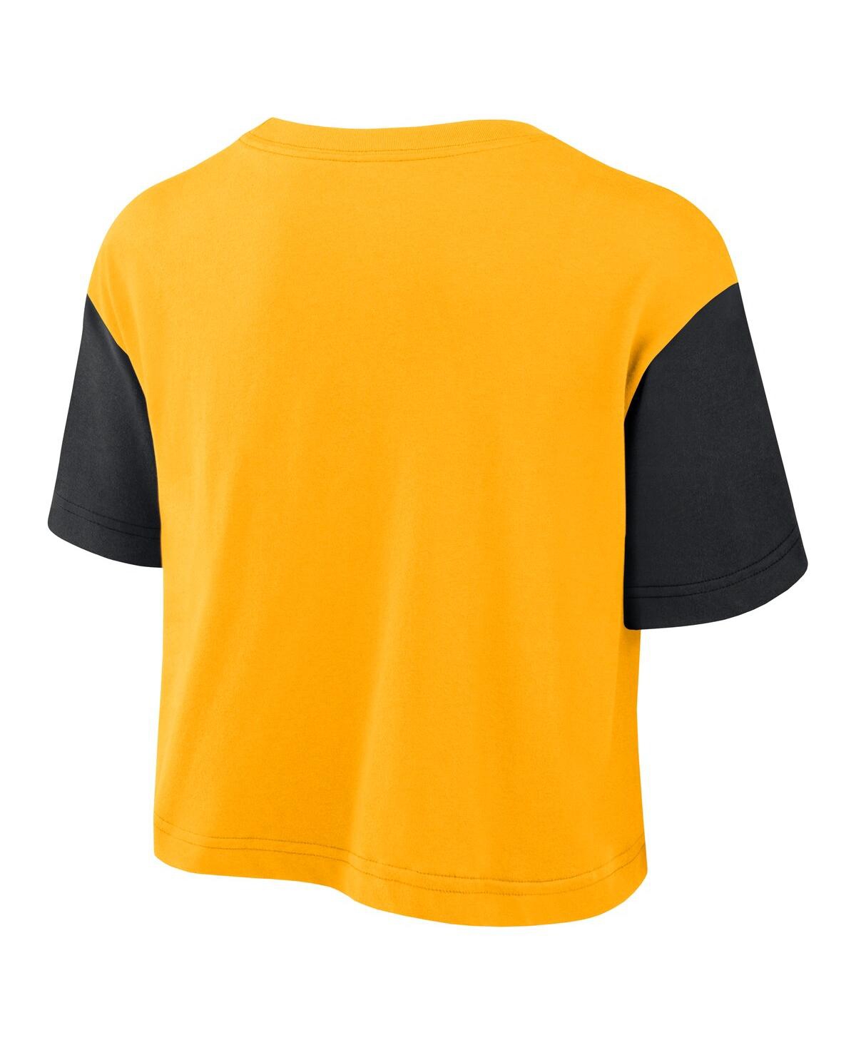 Nike Iowa Script  Women's Dri-fit College Cropped T-shirt In Orange