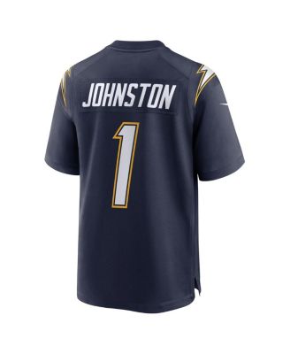 Men's Quentin Johnston Navy Los Angeles Chargers Alternate Super Chargers Game Player Jersey