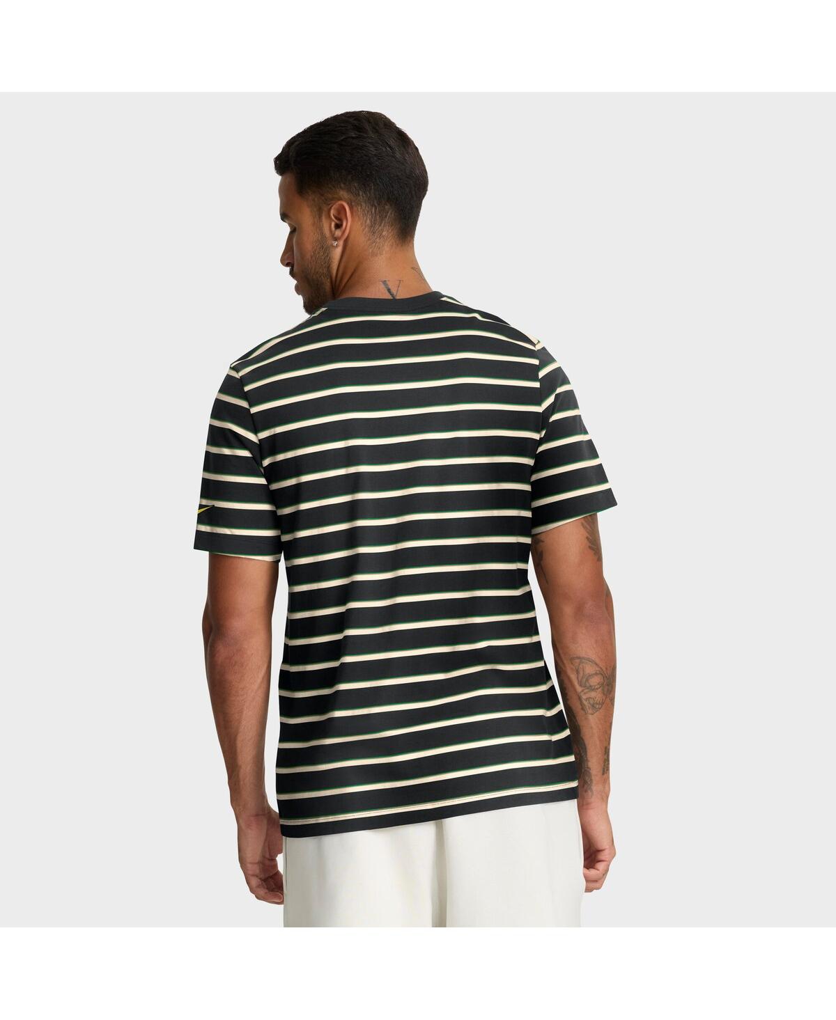 Nike Black Oregon Ducks Athletic Prep Legacy Summit Stripe T-shirt In Black
