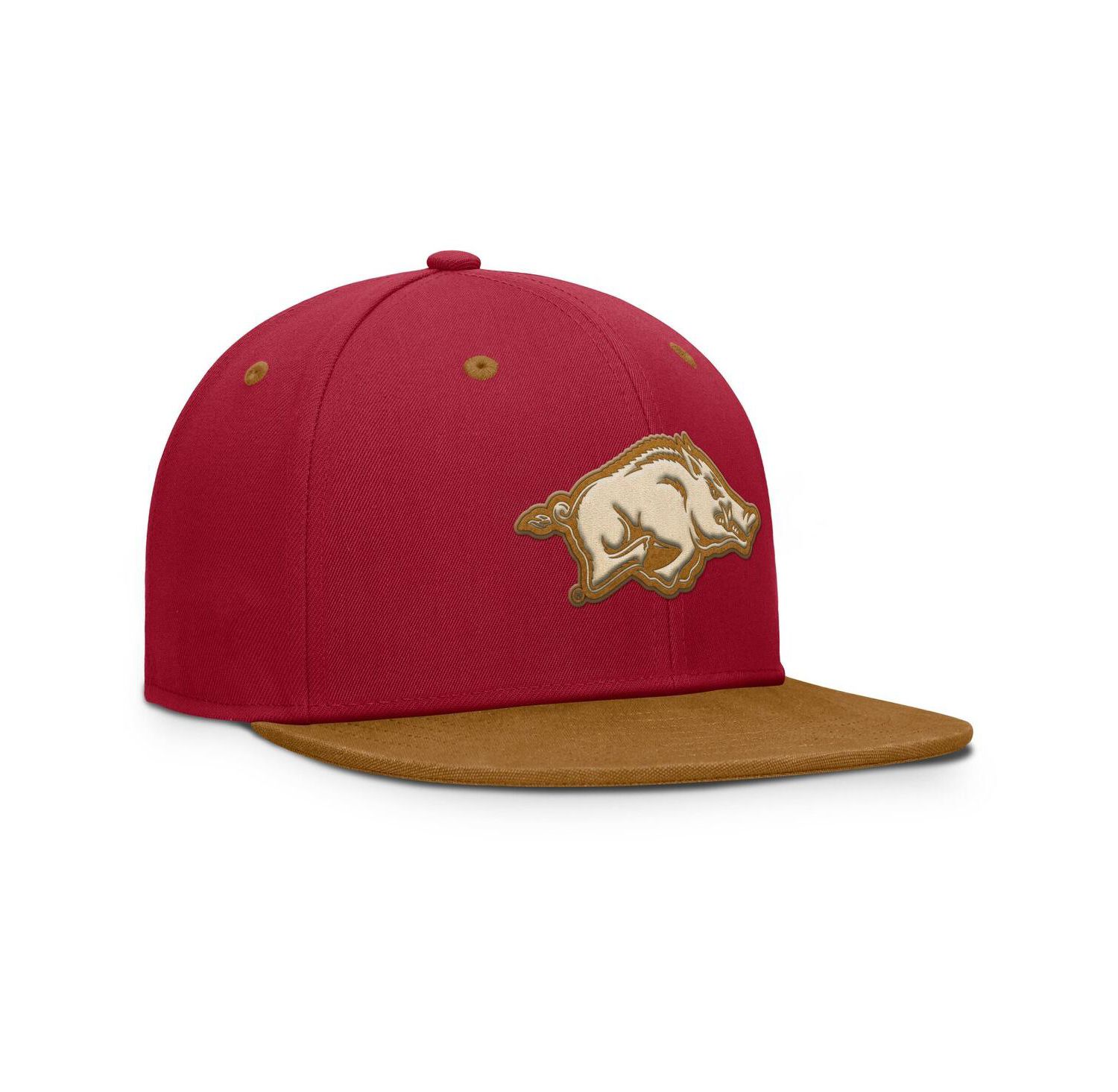 Men's Cardinal/Brown Arkansas Razorbacks NoBo Fitted Hat
