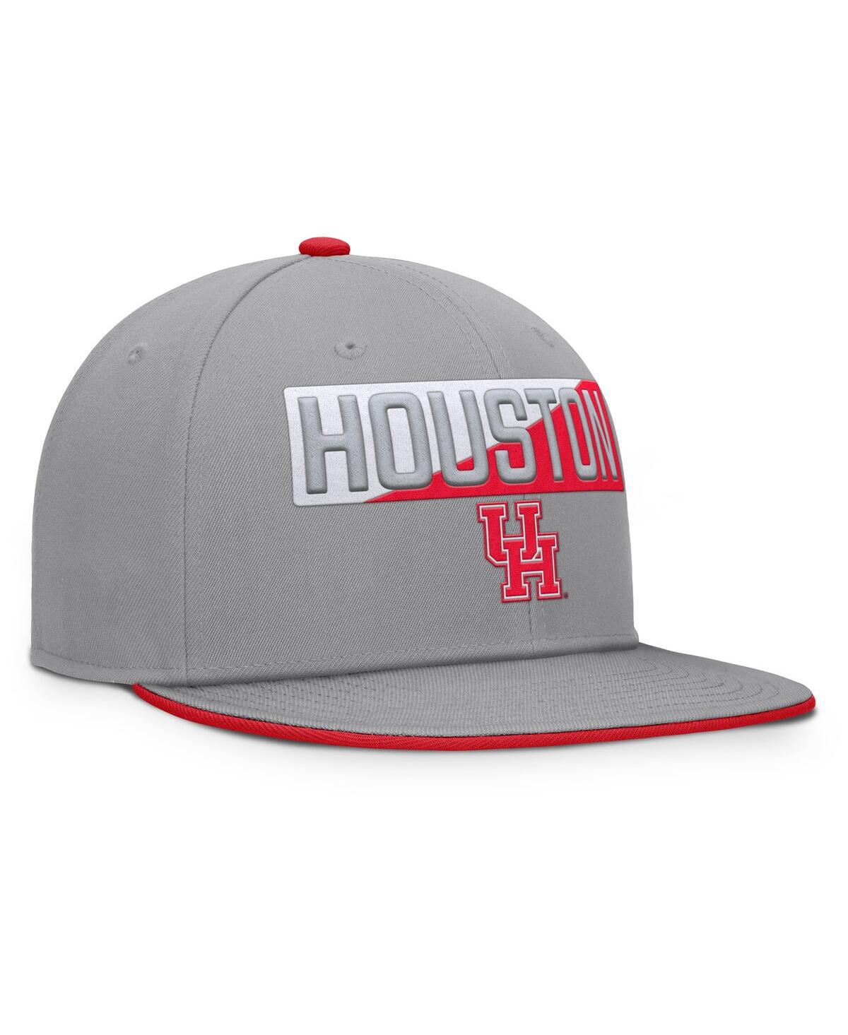 Fanatics Men's Gray Houston Cougars Duo Snapback Hat In Gray